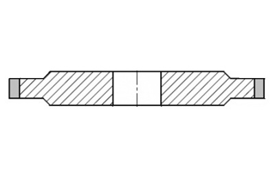 14А1 - плоские с двухсторонним рельефом прямого профиля