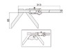 1189-200B Штангенциркуль цифровой радиусный 5-200 мм, 0.01 мм, губки 85 мм