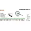 2301-10 Индикатор многооборотный часового типа ИЧ 10 мм, 0.01 мм, с ушком