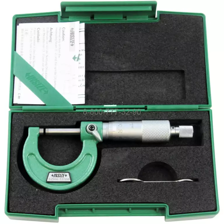 3203-25A Микрометр МК 0-25 мм, 0.01 мм Тип Б 3203-25A Микрометр МК 0-25 мм, 0.01 мм Тип Б