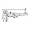 1119-150 Штангенциркуль цифровой ШЦЦ-1 0-150 мм, 0.01 мм, губки 40 мм