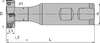 ATSM90-CC06-D32X8-W25-L100-Z04 T-образная фреза AKKO