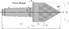 DTHJDJ-MT5-F150-60° Центр упорный с увеличенным твердосплавным наконечником