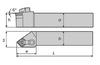 MCSNR2525M12 Державка токарная "DESKAR"