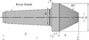 MHDJ-MT4-D103-d20-60° Центр токарный передний поводковый рифленый