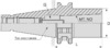 SK50-MTB4-70 Патрон DIN69871 с резьбой для инструмента с Конусом Морзе №4