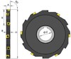 AS390-160.16.06.D40 NOX дисковая фреза со сменными пластинами