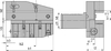 B8-60x32x60 Держатель инструмента VDI радиальный перевернутый удлиненный Левый