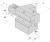 C4-50x32x100 держатель инструмента VDI аксиальный перевернутый, левый