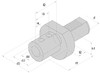 E1-30x32 Держатель инструмента VDI для сверл, аксиальный