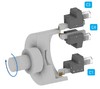 C1-60x32x125 держатель инструмента VDI аксиальный, правый