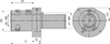 E1-50x25 Держатель инструмента VDI для сверл, аксиальный