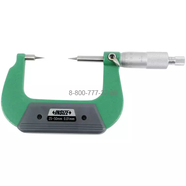 3230-50BA Микрометр точечный МК-ТП 15°, 25-50 мм, 0.01 мм 3230-50BA Микрометр точечный МК-ТП 15°, 25-50 мм, 0.01 мм