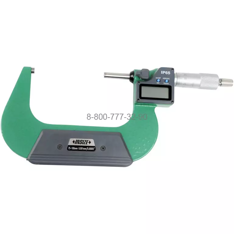 3101-100A Микрометр цифровой 75-100 мм, 0.001 мм, IP65 3101-100A Микрометр цифровой 75-100 мм, 0.001 мм, IP65