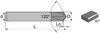 Фреза фасочная d12х83 z=4 TiAlN (AlTiN) 55HRC 120°