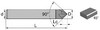 Фреза фасочная d10х72 z=4 TiAlN (AlTiN) 55HRC 90°