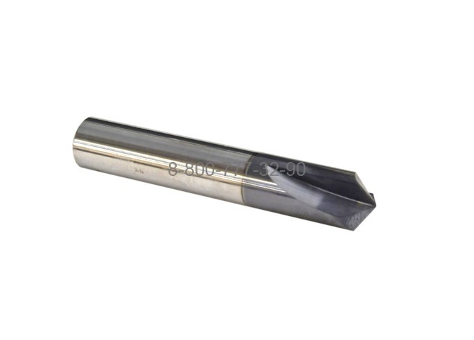Фреза фасочная d8х60 z=3 TiAlSiN 55HRC 120° Фреза фасочная d8х60 z=3 TiAlSiN 55HRC 120°