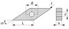 VNMG160404-HS LF6018 пластина твердосплавная "DESKAR"