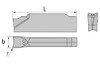 ZPHS0503-MG IP7120 пластина для отрезки и точения канавок