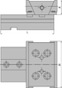 Неподвижный блок составных модульных тисков ZQ84175-03